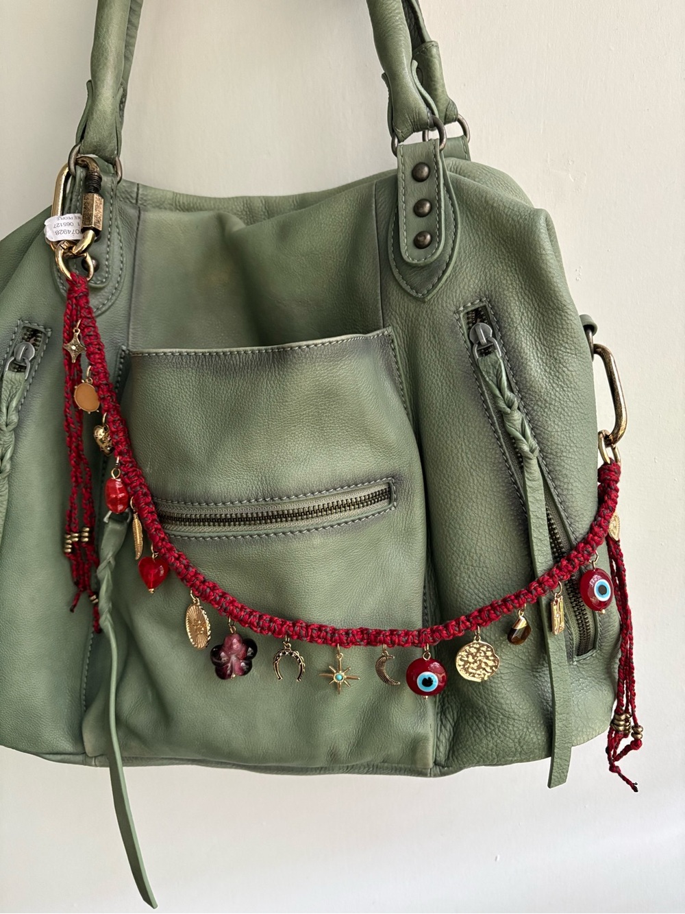 Free People Friendship Swag Charm🔥Red•NWT🔥